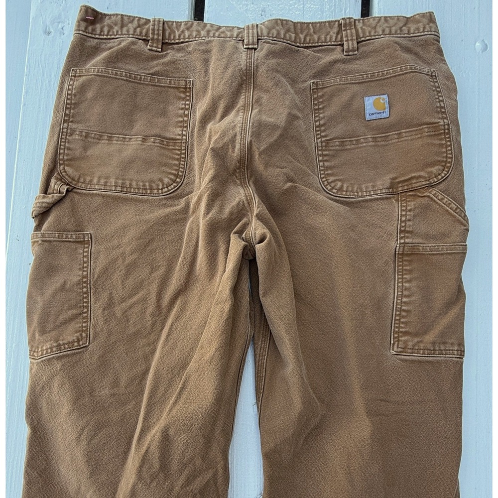 CARHARTT 103334 211 - Men's Relaxed DuckDouble Knee Canvas Carpenter Pants 42x32